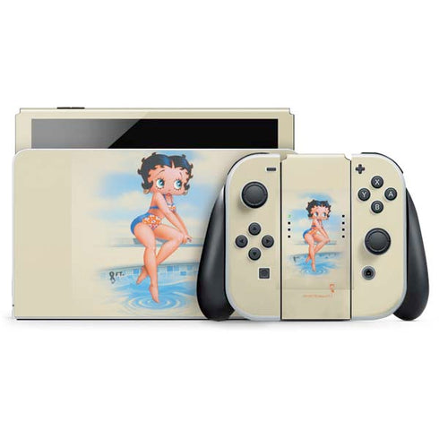 Betty Boop Bikini Nintendo Switch OLED (2021) Skin